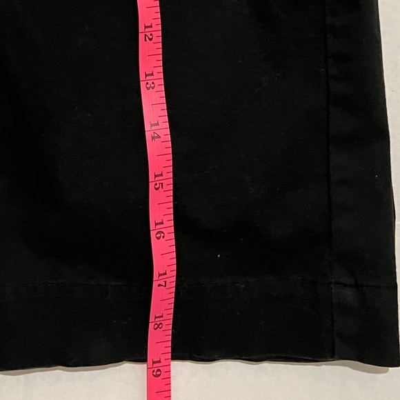 LEE JEAN BERMUDA SHORTS, MEDIUM, BLACK - Picture 2 of 3